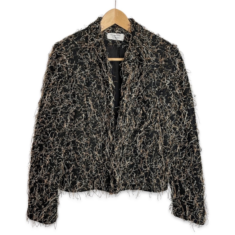GIANCARLO FERRARI Shag Tweed Jacket